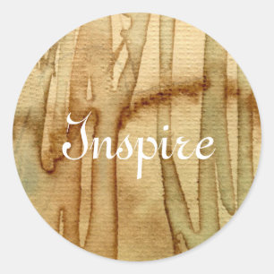 Artistic background watercolor 2 classic round sticker