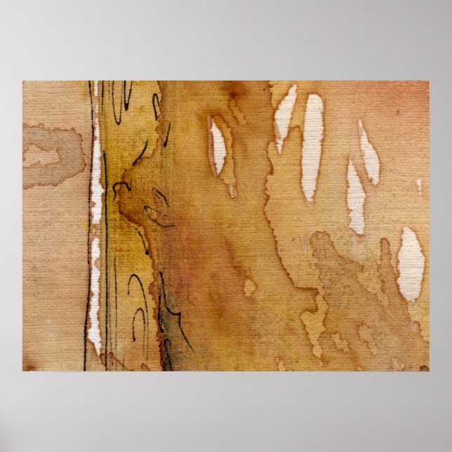 Artistic background watercolor poster (Front)