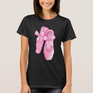 Artistic Ballet Ballerina Pointe Barr Graphic 18 T-Shirt