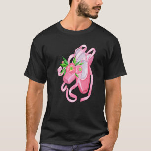 Artistic Ballet Ballerina Pointe Barr Graphic 19 T-Shirt