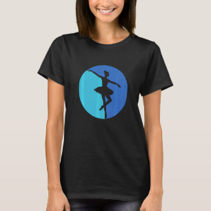 Artistic Ballet Ballerina Pointe Barr Graphic  5 T-Shirt