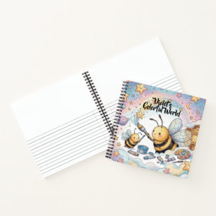 Artistic Bees in the Sky Notebook