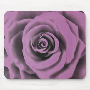 Artistic Big Dark Lavender Rose Mouse Pad