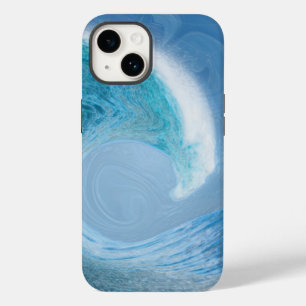 Artistic Blue Wave Case-Mate iPhone 14 Case
