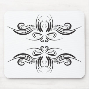Artistic border mouse pad