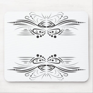 Artistic border mouse pad
