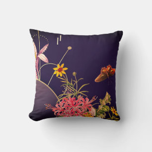 Artistic Botanical   Cat's Claw & Butterfly Cushion
