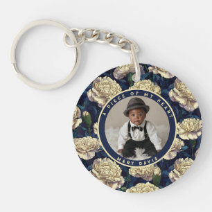 Artistic Bridesmaid Gifts Carnation Floral Key Ring