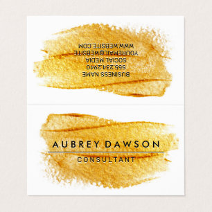 Artistic Brushed Business Card