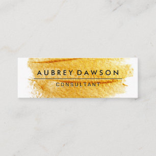 Artistic Brushed Mini Business Card