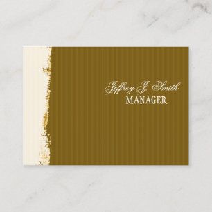 Artistic Brushstrokes Rust Earth-Colours Business Card