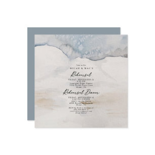 Artistic Canvas Rehearsal Square Invitation