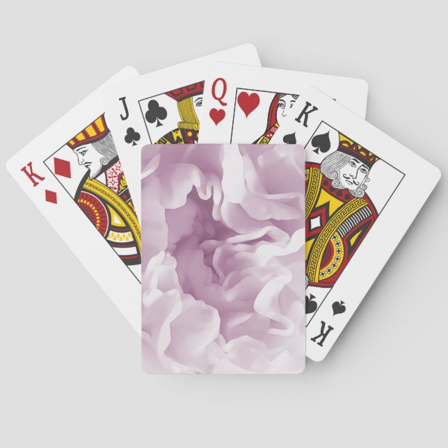 Artistic Carnation Flower Playing Cards (Back)