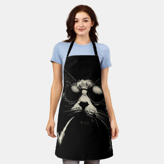 Artistic Cat - Perfect Gift for Cat Lovers  Apron