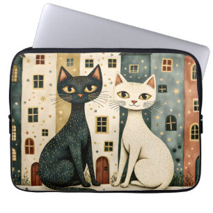 Artistic Cats Laptop Sleeve