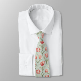 Artistic Christmas Gift For Him Tulip Tie