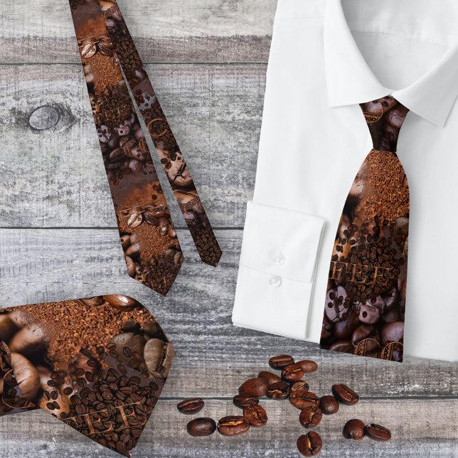 Artistic Coffee Pattern Tie (Creator Uploaded)