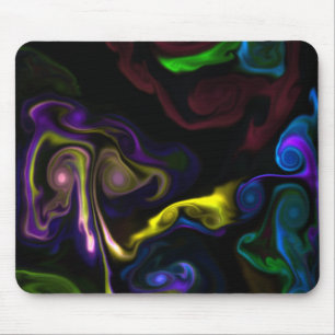 Artistic colorful mouse pad