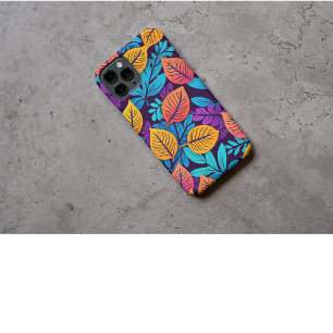 Artistic Colourful Autumn Leaves Botanical Pattern iPhone 16 Pro Max Case