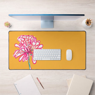 Artistic Colourful Flower  Desk Mat