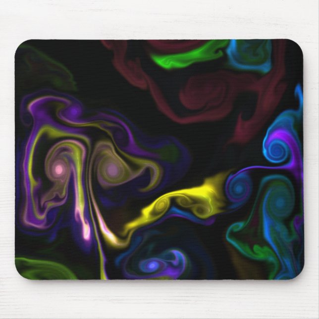 Artistic colourful mouse pad (Front)