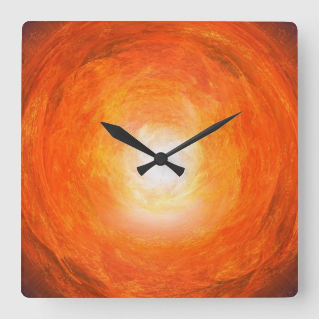 Artistic colourful wall clock (Front)