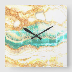 Artistic colourful wall clock