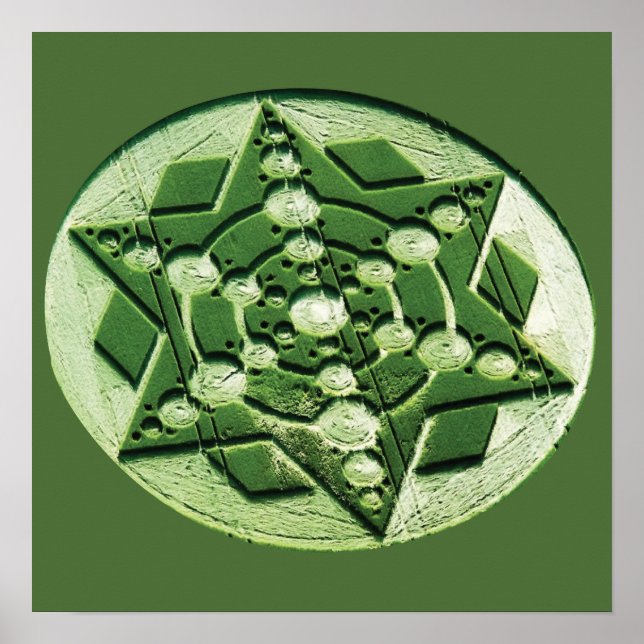 Artistic Crop Circle Poster (Front)