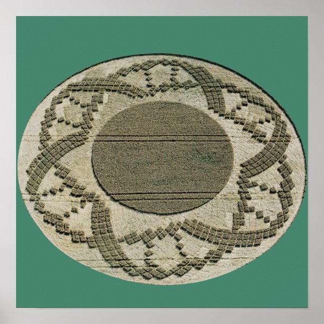 Artistic Crop Circle Poster (Front)