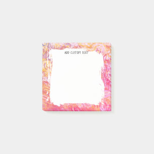 Artistic CUSTOM Chic Monogram Personalized Post-it Notes