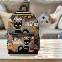 Artistic Cute Black Cat