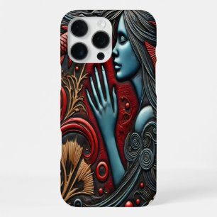 Artistic Depiction of a Serene Aquatic Scene iPhone 16 Pro Max Case