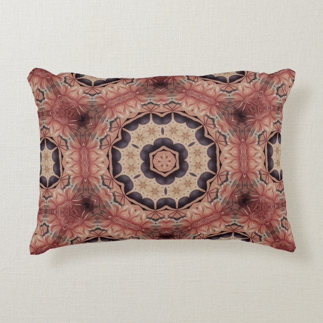 Artistic Design. Art deco motif pattern with luxur Decorative Cushion (Front)