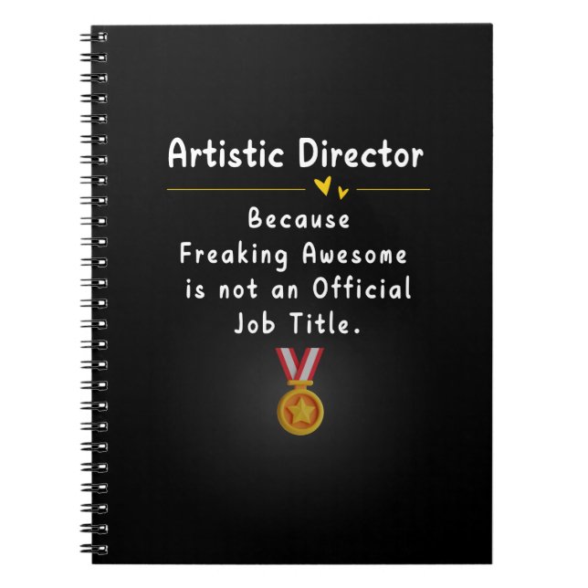 Artistic Director Notebook (Front)
