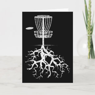 Artistic Disc Golf Sket Frisbee Golfing Cool Sport Card