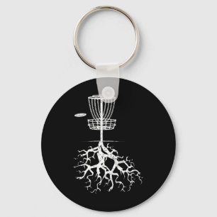 Artistic Disc Golf Sket Frisbee Golfing Cool Sport Key Ring