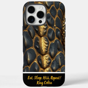 Artistic display of snake skin textures iPhone 16 pro max case