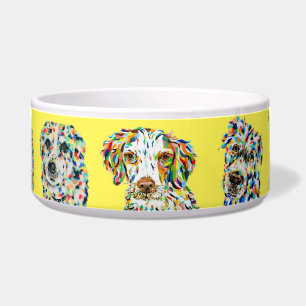 Artistic Dog Food Bowl