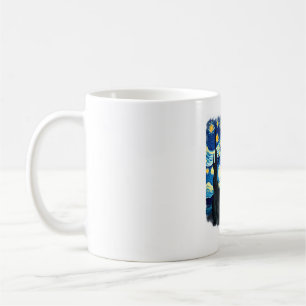 Artistic Dragonfly Shirt Van Gogh Starry Night Dra Coffee Mug