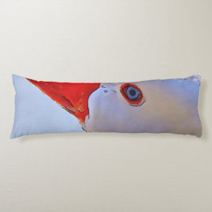 Artistic Duck Black Outline Art Tapestry Body Cushion