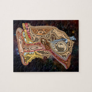 ARTISTIC EAR ANATOMY JIGSAW PUZZLE