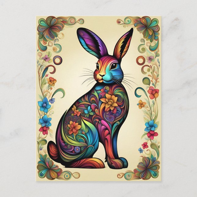 Artistic Easter 5 Postcard (Front)