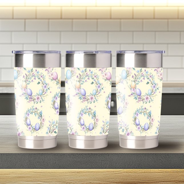 Artistic Easter Pattern 20oz Thermal Tumbler (Creator Uploaded)