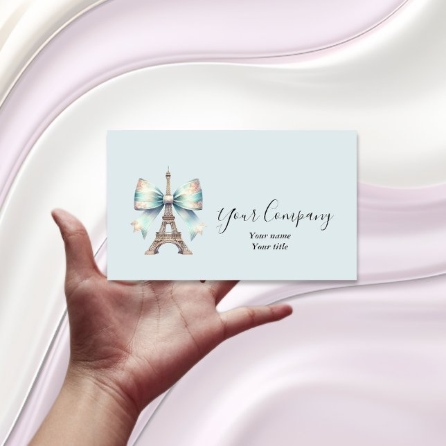 Artistic Eiffel Tower Business Card (Creator Uploaded)