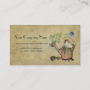 Artistic, Elegant- Water Can- Garden Things- 3 Business Card