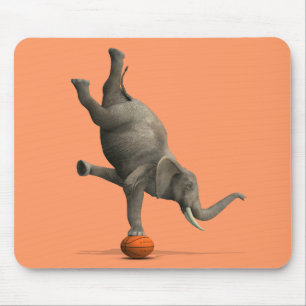 Artistic Elephant Mouse Pad