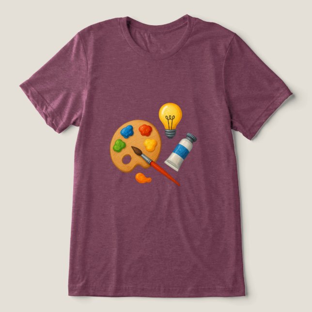 Artistic Essence – Creative Life Inspiration Desig Tri-Blend Shirt (Design Front)