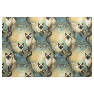 Artistic Fabric Panel Cats
