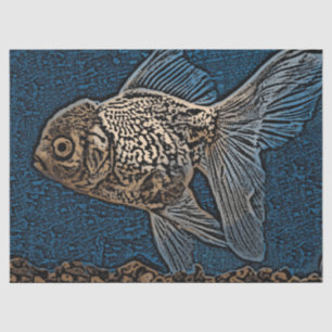Artistic Fish Decoupage Tissue Paper