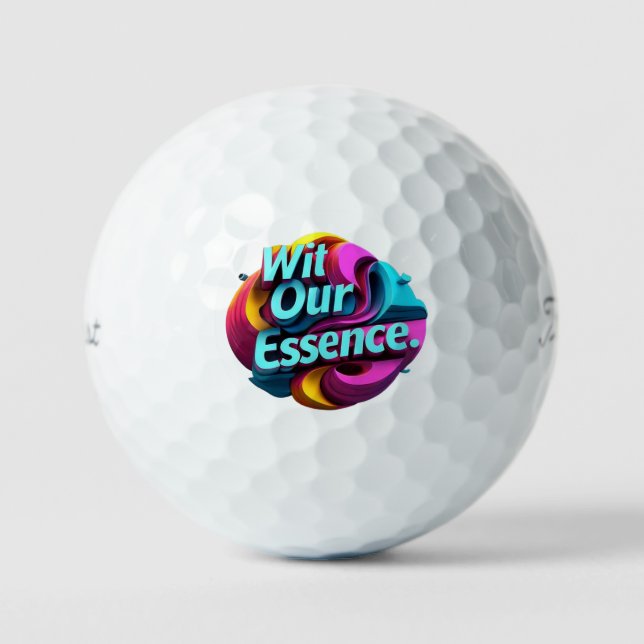 "Artistic Flair" Golf Balls (Front)